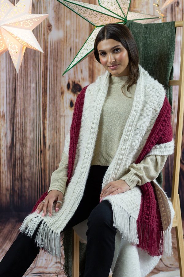 Cinnamon Swirl Stole - Crochet on Sale