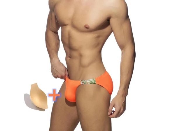 Gay Swim Bikinis | DESMIIT Color Block Pushup Pad Swim Bikinis Supply - Image 5