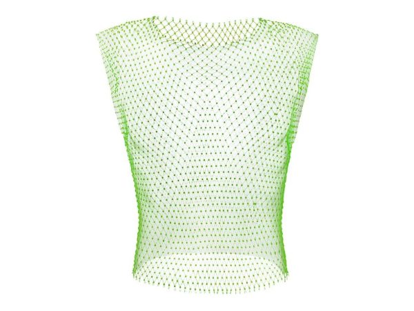 Gay Crop Tops | CLEVER-MENMODE Party See-Through Mesh Crop Top Online Sale - Image 5