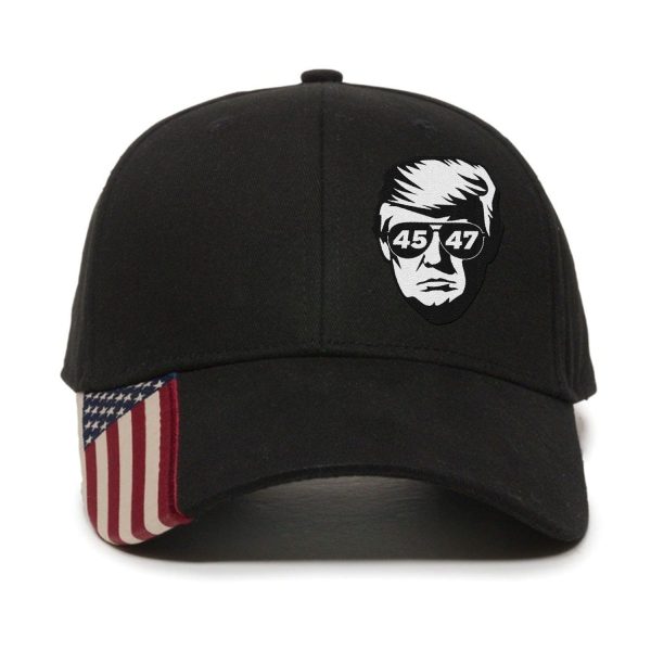Trump 45 47 Embroidery Hat Cheap - Image 3
