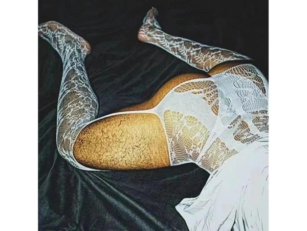 Gay Bodystockings | Crotchless White Lingerie Bodysuit For Cheap - Image 2