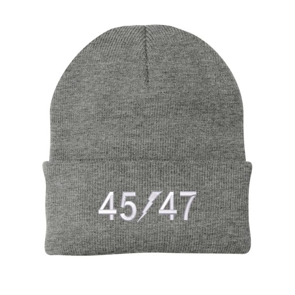 45 47 Trump Embroidered Beanie For Cheap - Image 2