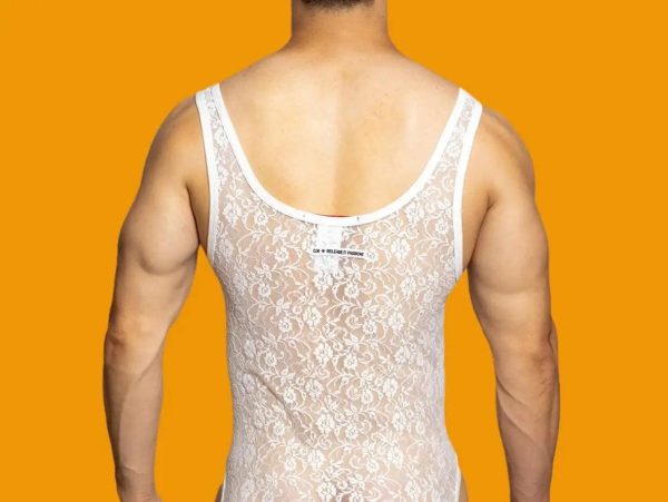 Gay Bodysuits | D.M Collection Sexy Lace Bodysuit Online Sale - Image 2