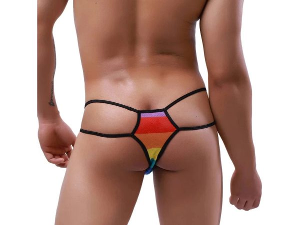 Gay Thongs | Double Strap Pride Thong Online Sale