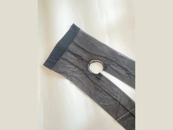 Gay Pantyhose | Slim Open Crotch Thin Stockings on Sale - Image 3