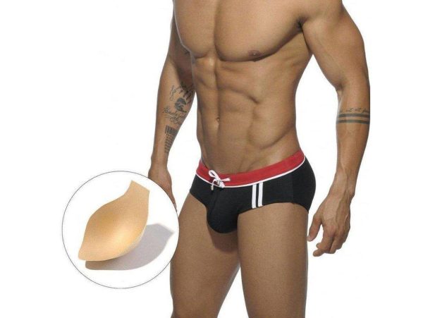 Gay Swim Briefs | UXH Swimwear Sexy Push Up Pad Swim Briefs Supply - Image 2