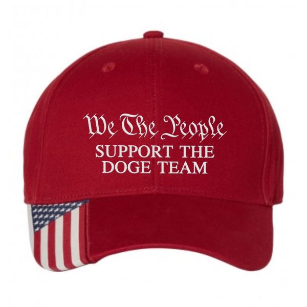 Support The DOGE Team Premium Embroidery Hat For Cheap - Image 5