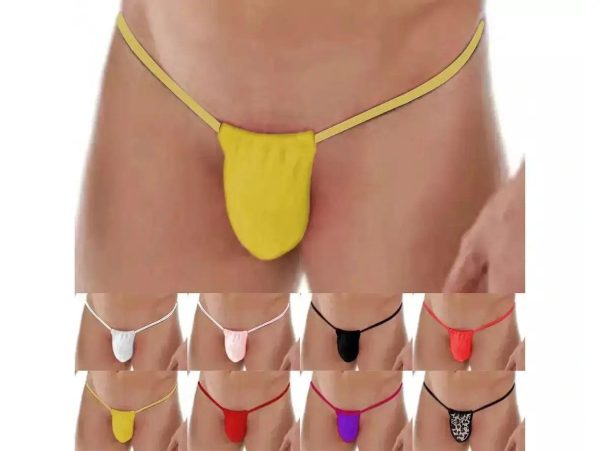 Gay G-String | Sexy Low Rise Large Mesh Pouch G-String Thong Online
